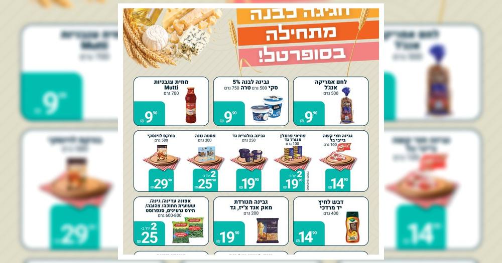 חוברת המבצעים של סופר טל - תצוגה מקדימה
