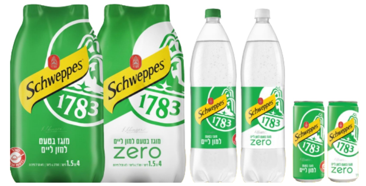 שוופס לימון ליים ולימון ליים ZERO במארזים, בקבוקים ופחיות